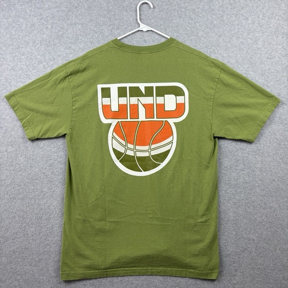 Undefeated Other - Undftd T Shirt Mens Large‎ Green Front Back Graphic Tee Made In USA Streetwear
